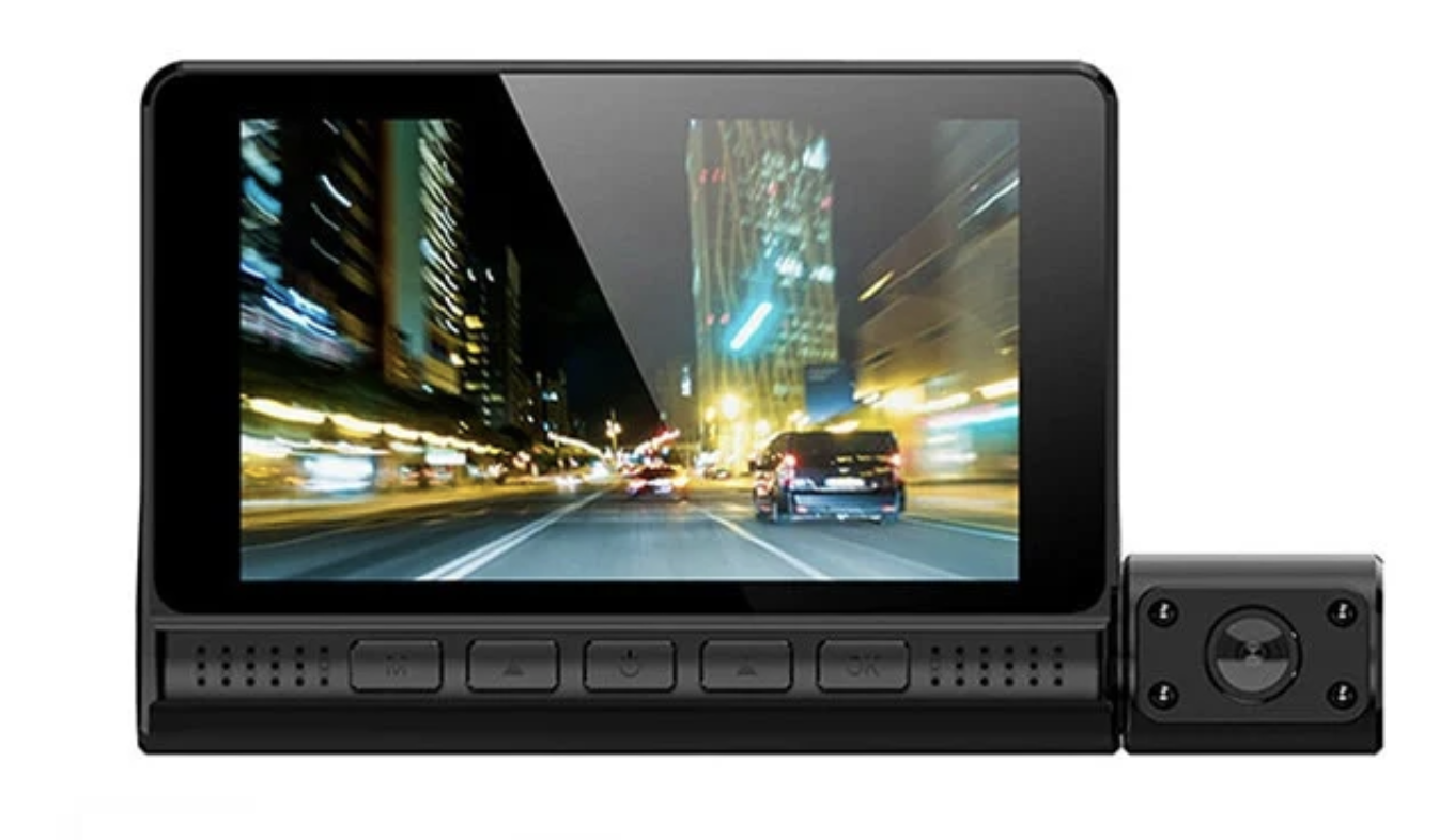 Camera auto tripla 1440P profesionala monitor 4inch TOUCHSCREEN